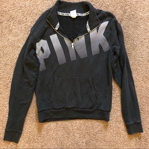VS PINK Quarter Zip pullover